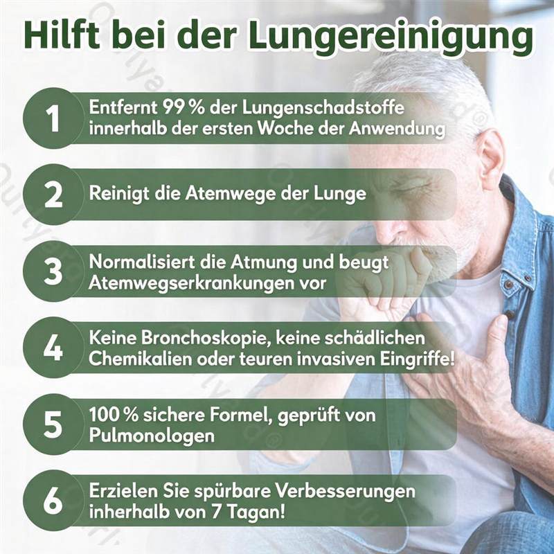 Ourlyard® Natürlicher Kräuter-Inhalator zur Lungenreinigung