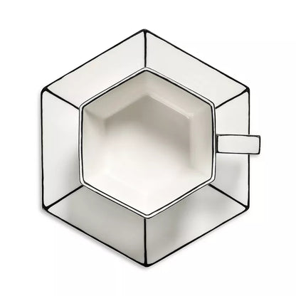Carte Blanche Cappuccino Cup & Saucer