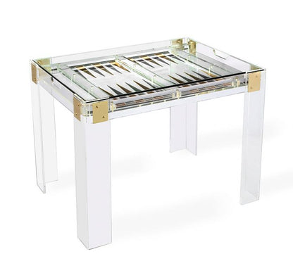 Acrylic Backgammon Table