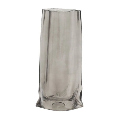 Glass Paper Bag Vase