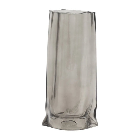 Glass Paper Bag Vase