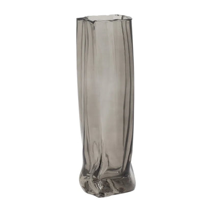 Glass Paper Bag Vase