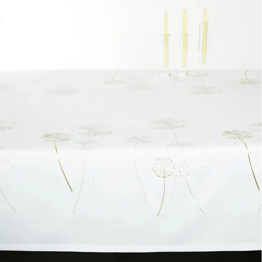 Couture Silver Gold Tablecloth