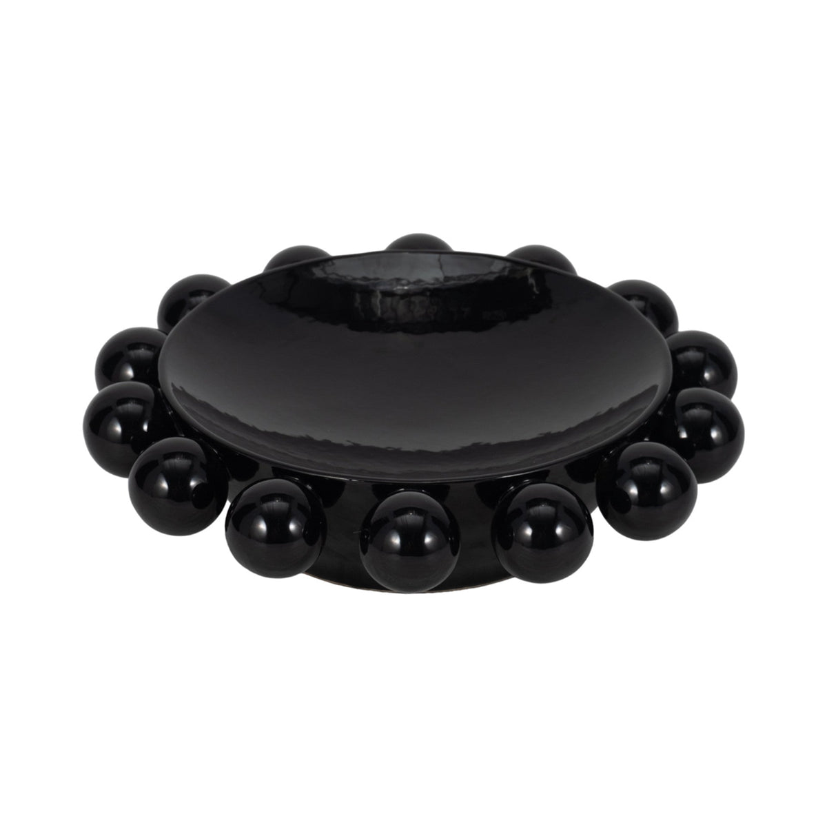 Black Knobbed Bowl