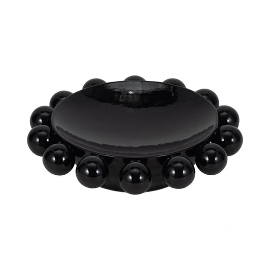 Black Knobbed Bowl