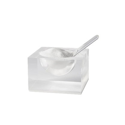Acrylic Honey & Salt Dish White