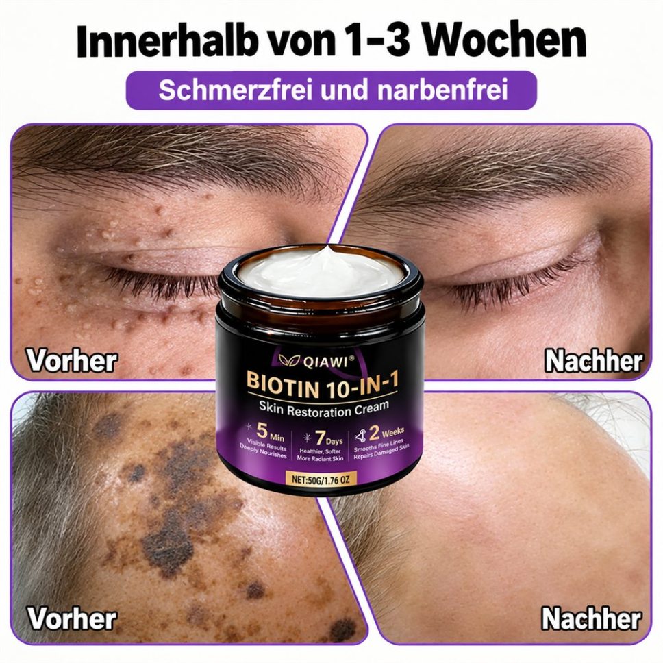 ✨ Hergestellt und versandt aus den USA ✨ QIAWI® Biotin 10-in-1 Hau