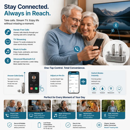 Last Day! Mresio Smart Bluetooth Hearing Aids — Hear Clearly, Stay Connected & Enjoy Every Moment Before Price Goes Up