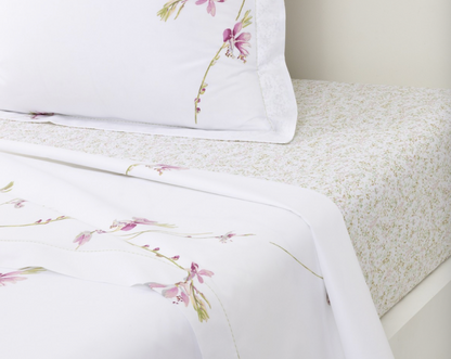 GAURA Organic Cotton Percale Fitted Sheet