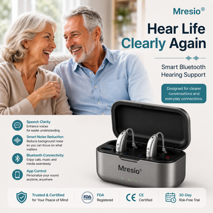 Last Day! Mresio Smart Bluetooth Hearing Aids — Hear Clearly, Stay Connected & Enjoy Every Moment Before Price Goes Up