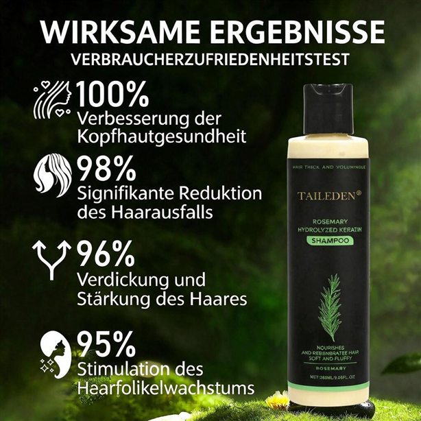 🌱 Bio-Rosmarin-Shampoo für Haarwachstum