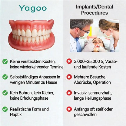 🎁Aktion endet heute: 70 % Rabatt! ⏰Yagoo™ Medizinische Vollprothese mit starkem Halt 🦷