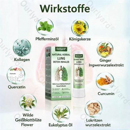 Ourlyard® Natürlicher Kräuter-Inhalator zur Lungenreinigung