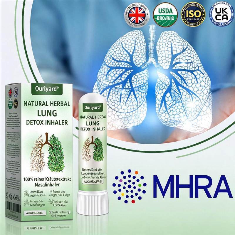 Ourlyard® Natürlicher Kräuter-Inhalator zur Lungenreinigung
