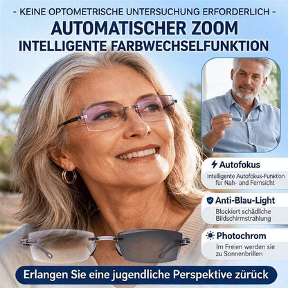 [Regain Your Youthful Vision] Smart Zoom Diamond-Cut Reading Glasses