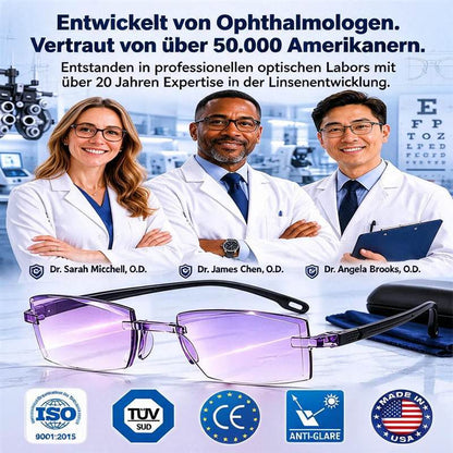 [Regain Your Youthful Vision] Smart Zoom Diamond-Cut Reading Glasses