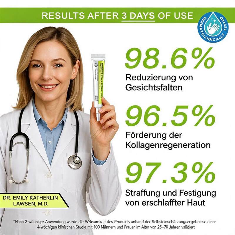 🔥Nur noch 3 Stunden: 70 % Rabatt🔥 QIAWI™ Botulinum & Vita-A Retinol Shot – Straffende Creme gegen Falten✨