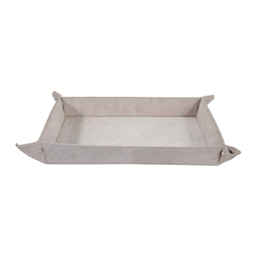 Cream Suede Tray