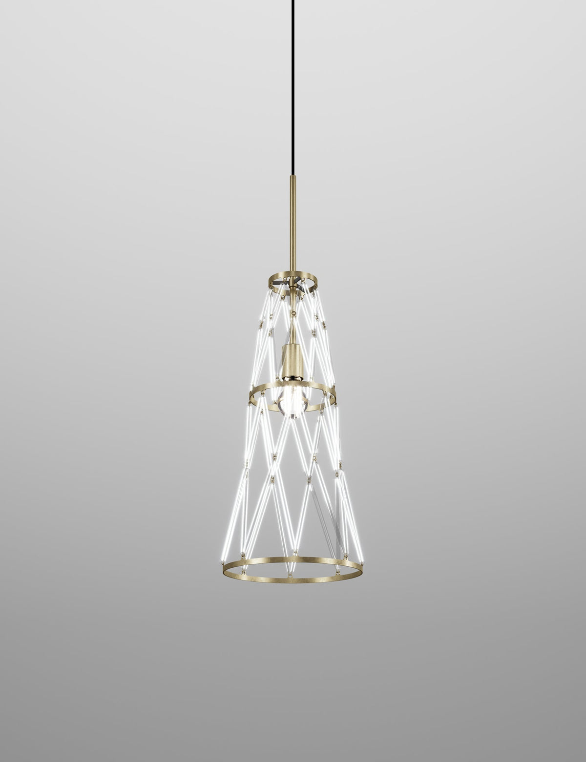 Crystal/Gold Pendant