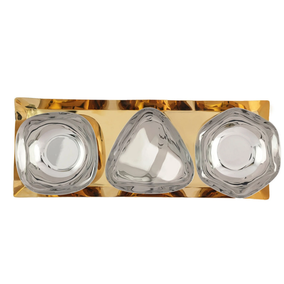 Auburn Serving Tray & Appetizer Bowls