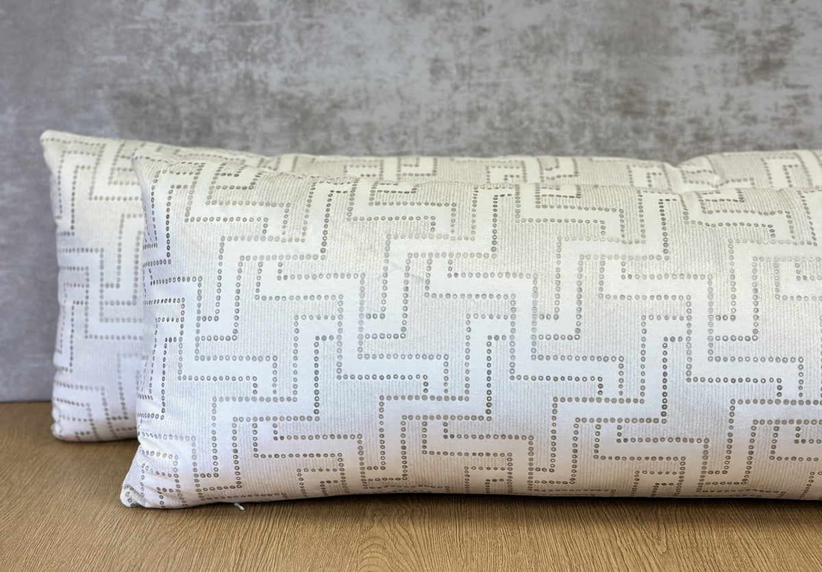 GEOMETRIC VELVET PILLOWS