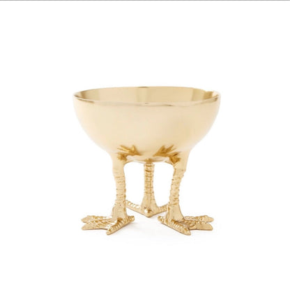 Daphne Bowl, Brass Finish