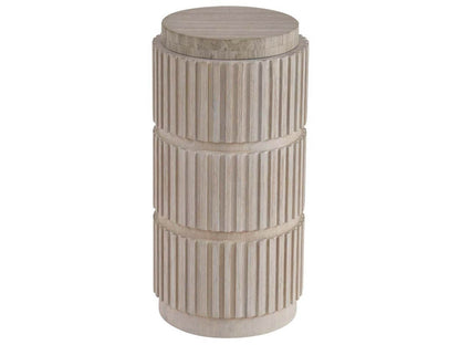 Carmen Spot Stone & Oak Accent Table